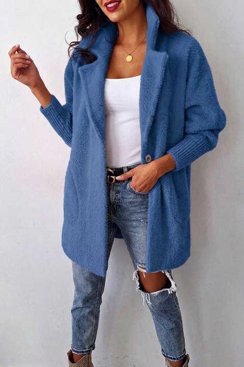 Cardigan LIORMEA BLUE, Culoare: albastru, IVET.RO - Reduceri de până la -80%
