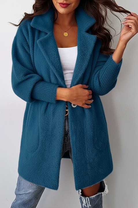 Cardigan LIORMEA PETROL, Culoare: petrol, IVET.RO - Reduceri de până la -80%