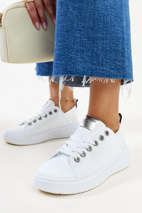 Adidași damă KLAMELDA WHITE, Culoare: alb, IVET.RO - Reduceri de până la -80%