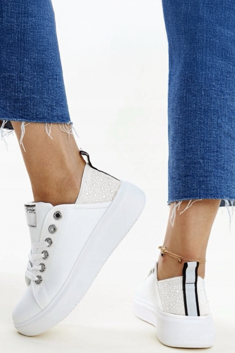 Adidași damă KLAMELDA WHITE, Culoare: alb, IVET.RO - Reduceri de până la -80%