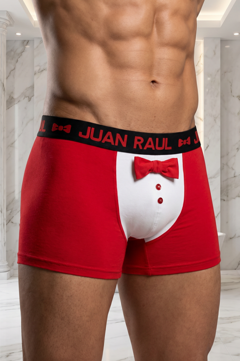 Boxeri pentru bărbați cu design amuzant SORANO RED, Culoare: roșu, IVET.RO - Reduceri de până la -80%