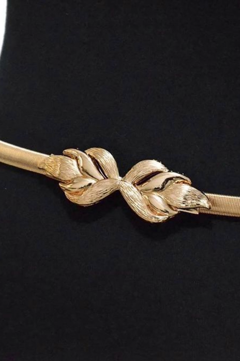 Curea metalică elegantă de damă, de culoare aurie ZENOLIA, Culoare: auriu, IVET.RO - Reduceri de până la -80%