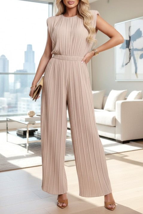 Set de damă din țesătură ușoară KASIANA BEIGE, Culoare: bej, IVET.RO - Reduceri de până la -80%
