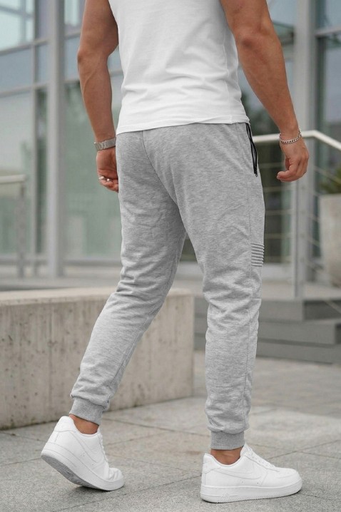 Pantaloni sport pentru bărbați, cu croială confortabilă ICARDI GREY, Culoare: gri, IVET.RO - Reduceri de până la -80%