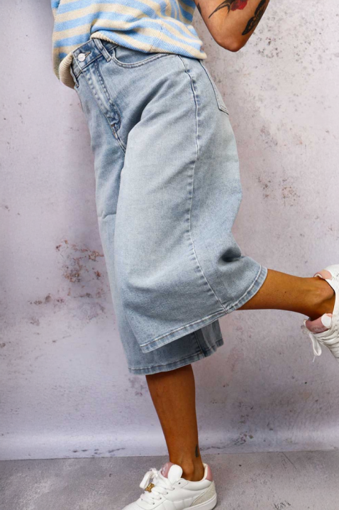 Blugi pentru femei cu picioare largi și croială lejeră CALYVIA, Culoare: denim, IVET.RO - Reduceri de până la -80%