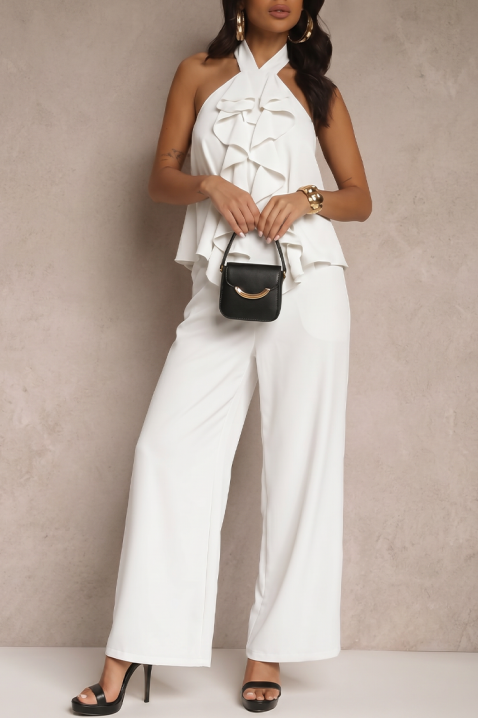 Set de damă elegant din două piese FATINA WHITE, Culoare: alb, IVET.RO - Reduceri de până la -80%