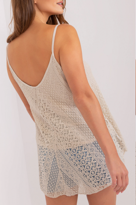 Top de damă din dantelă fină, în stil boho BOGELSA ECRU, Culoare: ecru, IVET.RO - Reduceri de până la -80%