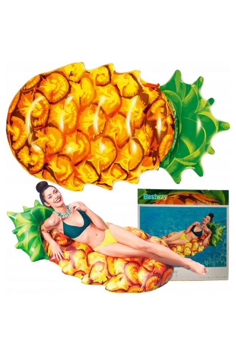 Saltea gonflabilă de plajă cu model de ananas SUMMERTIMEIVET.RO - Reduceri de până la -80%