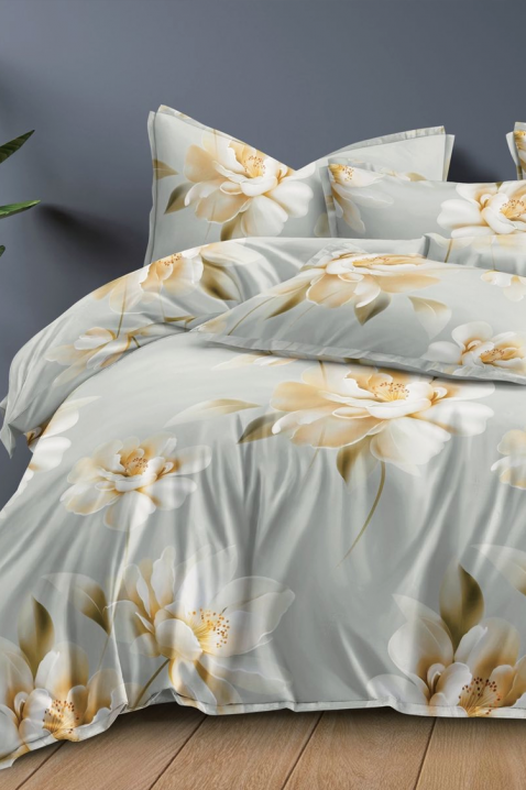 Lenjerie de pat de lux din patru piese cu motive florale AVEDISA 200x220 cm, Culoare: multicolor, IVET.RO - Reduceri de până la -80%