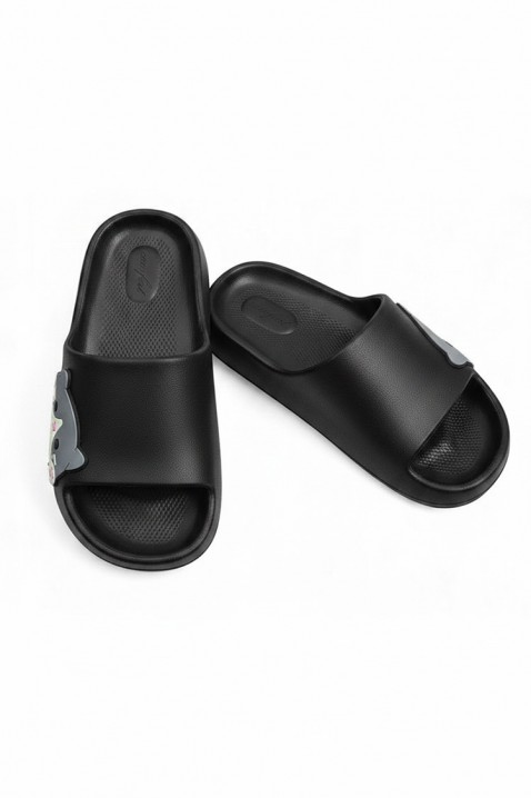 Papuci de damă cu imprimeu cu pisici KEYTINA BLACK, Culoare: negru, IVET.RO - Reduceri de până la -80%