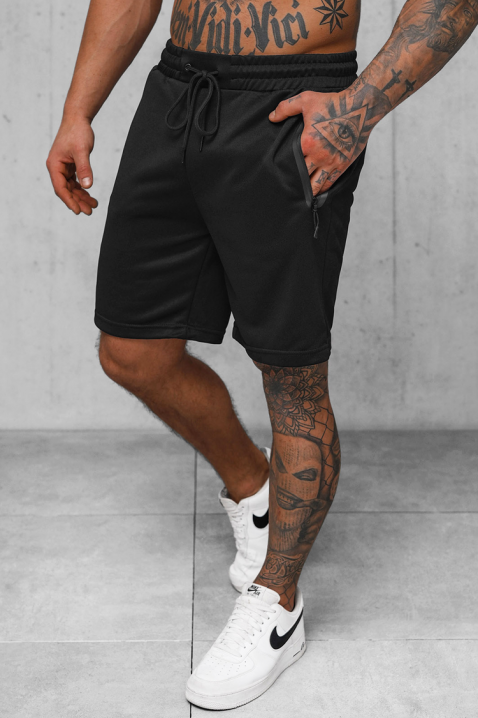 Pantaloni scurți pentru viata de zi cu zi pentru bărbați OZINO BLACK, Culoare: negru, IVET.RO - Reduceri de până la -80%