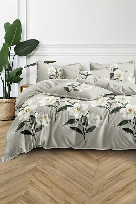 Lenjerie de pat din patru piese, cu motiv floral KOLIETA 200x220 cm, Culoare: multicolor, IVET.RO - Reduceri de până la -80%