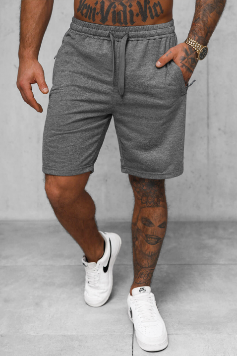 Pantaloni scurți pentru viata de zi cu zi pentru bărbați OZINO GREY, Culoare: gri, IVET.RO - Reduceri de până la -80%