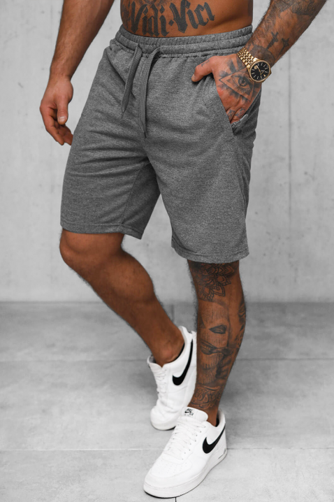 Pantaloni scurți pentru viata de zi cu zi pentru bărbați OZINO GREY, Culoare: gri, IVET.RO - Reduceri de până la -80%