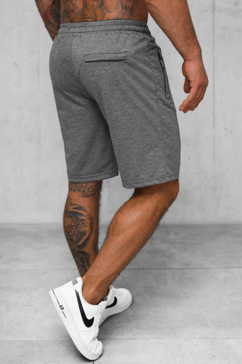 Pantaloni scurți pentru viata de zi cu zi pentru bărbați OZINO GREY, Culoare: gri, IVET.RO - Reduceri de până la -80%