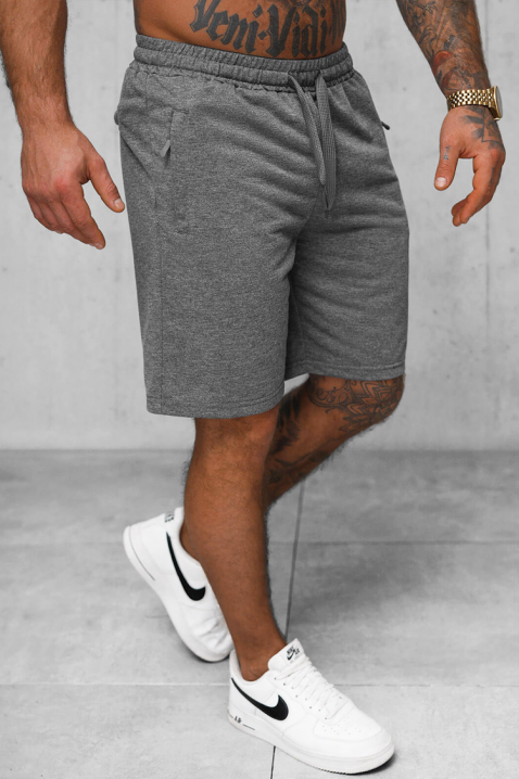 Pantaloni scurți pentru viata de zi cu zi pentru bărbați OZINO GREY, Culoare: gri, IVET.RO - Reduceri de până la -80%