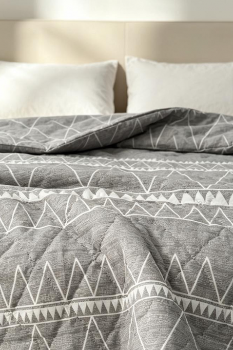 Cuvertură de pat cu model geometric și textură capitonată GELATA 160x200 см, Culoare: multicolor, IVET.RO - Reduceri de până la -80%