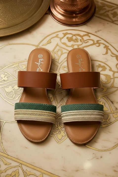 Papuci de damă cu un design deosebit RODERO, Culoare: multicolor, IVET.RO - Reduceri de până la -80%