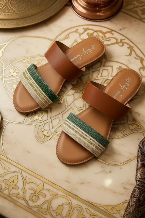 Papuci de damă cu un design deosebit RODERO, Culoare: multicolor, IVET.RO - Reduceri de până la -80%