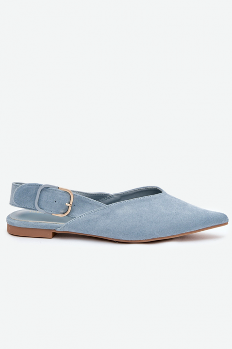 Pantofi eleganți pentru femei, cu vârf ascuțit ALEDINA BLUE, Culoare: albastru, IVET.RO - Reduceri de până la -80%