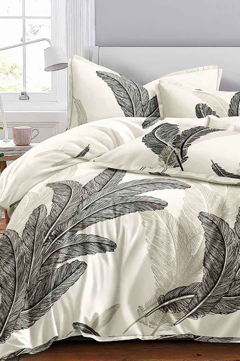 Lenjerie de pat din patru piese cu model artistic ZARDENA 200x220 cm, Culoare: multicolor, IVET.RO - Reduceri de până la -80%