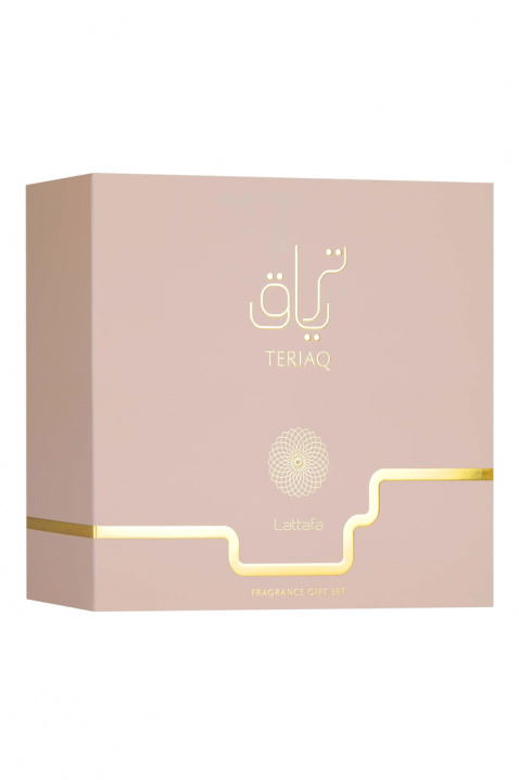 Set parfum oriental unisex Lattafa Teriaq Edp 100 ml + Edp 12 ml + Hair Mist 50 mlIVET.RO - Reduceri de până la -80%