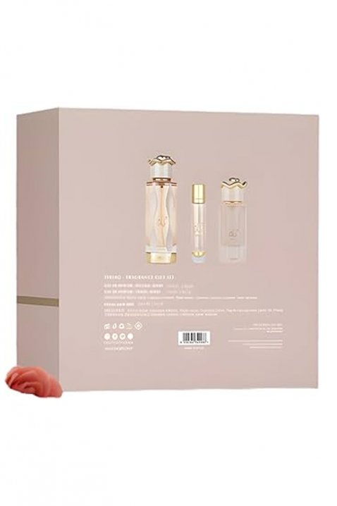 Set parfum oriental unisex Lattafa Teriaq Edp 100 ml + Edp 12 ml + Hair Mist 50 mlIVET.RO - Reduceri de până la -80%