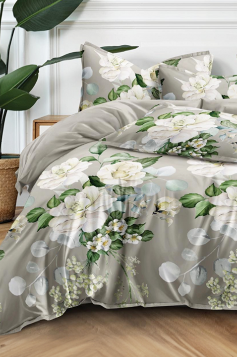Lenjerie de pat din patru piese, cu motiv floral DOLANIA 200x220 cm, Culoare: multicolor, IVET.RO - Reduceri de până la -80%