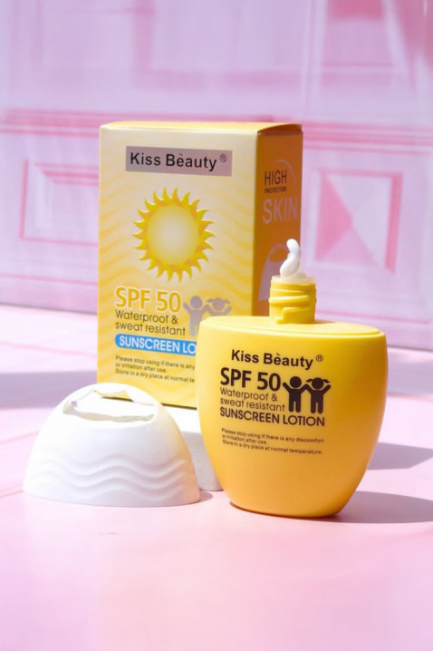 Loțiune de protecție solară КISS BEAUTY SPF 50IVET.RO - Reduceri de până la -80%