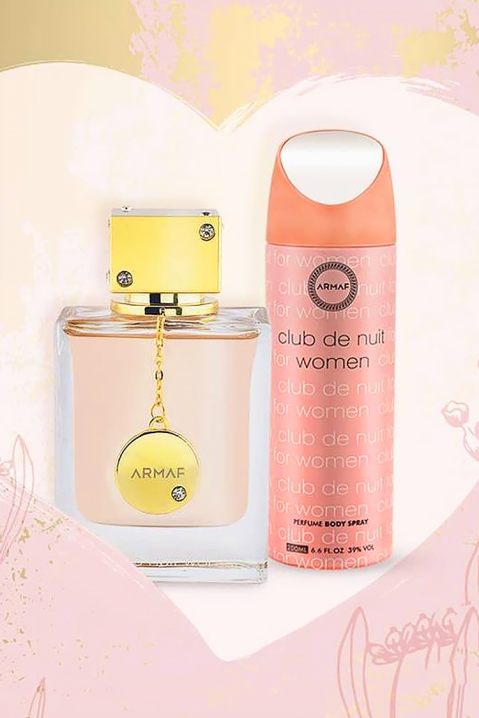 Set de parfumuri oriental pentru femei Armaf Club de Nuit Woman EDP 105 ml + spray de corp 200 mlIVET.RO - Reduceri de până la -80%