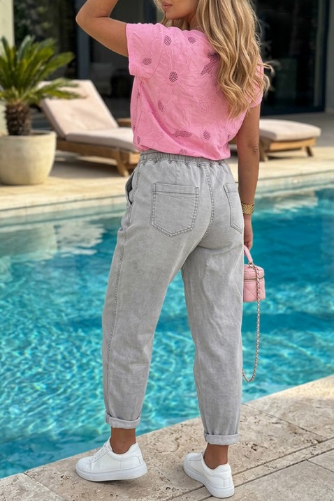 Set sportiv din bumbac pentru femei potrivit pentru viata de zi cu zi ROSAURA GREY, Culoare: multicolor, IVET.RO - Reduceri de până la -80%