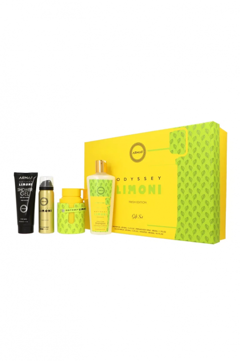 Set unisex oriental Armaf Odyssey Limoni Fresh Edition EDP 100 ml + Parfum spray pentru corp 50 ml + Gel de duș 100 ml + Șampon 250 mlIVET.RO - Reduceri de până la -80%
