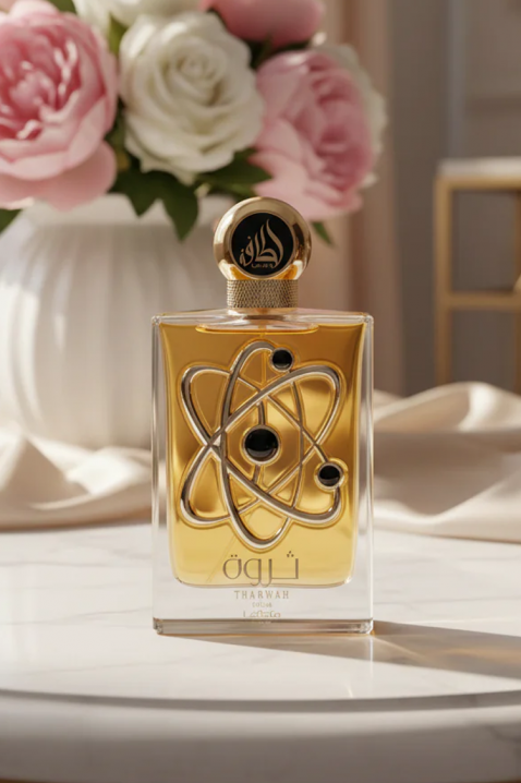 Parfum oriental Lattafa Tharwah Gold EDP 100 mlIVET.RO - Reduceri de până la -80%