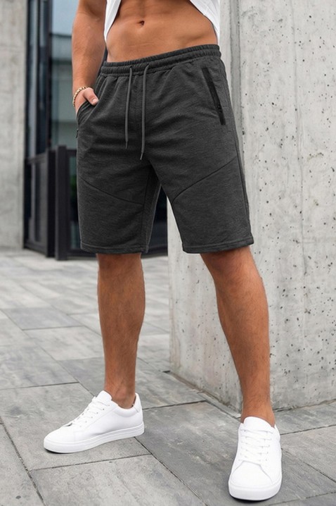 Pantaloni scurți sport-casual pentru bărbați ARIZO GRAFIT, Culoare: grafit, IVET.RO - Reduceri de până la -80%