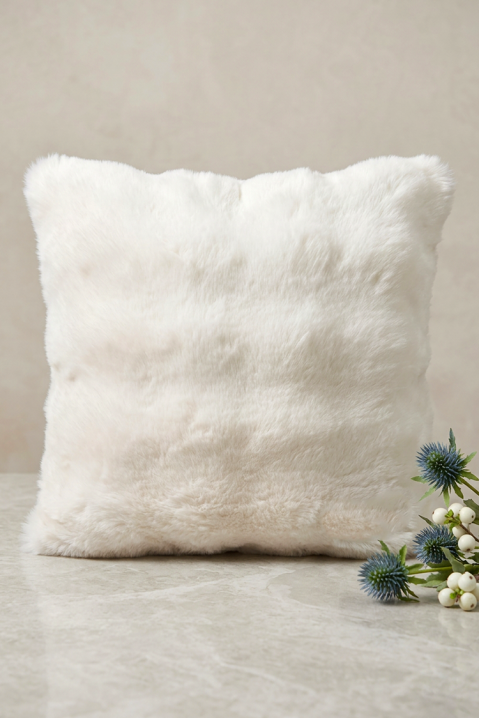 Față de pernă decorativă de lux CARMENA WHITE 40х40 cm, Culoare: alb, IVET.RO - Reduceri de până la -80%
