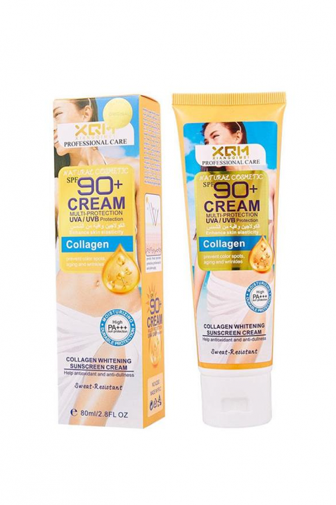 XQM Collagen Whitening Sunscreen Cream SPF 90+ 80 mlIVET.RO - Reduceri de până la -80%