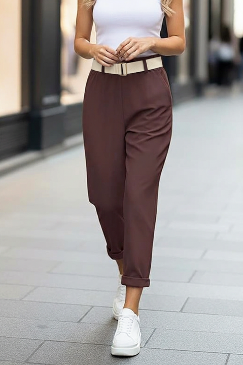 Pantaloni LOVRENZA MOCHA, Culoare: mocca, IVET.RO - Reduceri de până la -80%