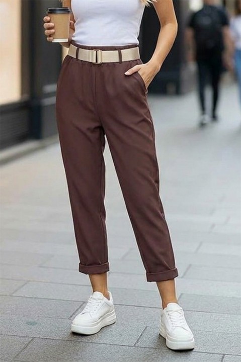 Pantaloni LOVRENZA MOCHA, Culoare: mocca, IVET.RO - Reduceri de până la -80%