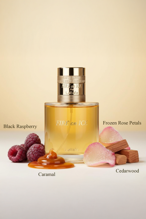 Parfum oriental Lattafa Fire On Ice Edp 110 mlIVET.RO - Reduceri de până la -80%