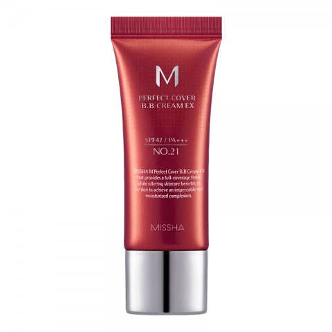 Missha M Perfect Cover BB Cream EX №21 SPF42 PA+++ 20 mlIVET.RO - Reduceri de până la -80%