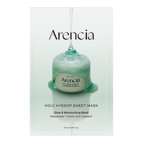 ARENCIA Holy Hyssop Sheet Mask 27 mlIVET.RO - Reduceri de până la -80%