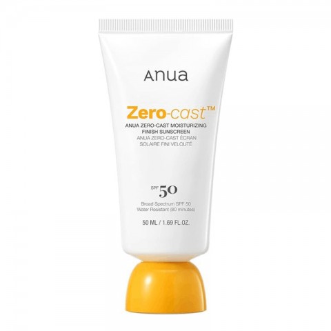 ANUA Zero-Cast Moisturizing Finish Sunscreen 50 mlIVET.RO - Reduceri de până la -80%