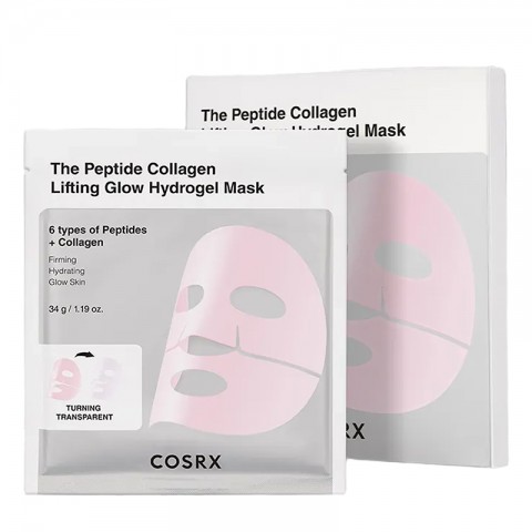 COSRX Peptide Collagen Glow Hydrogel Mask 34g * 3 bucIVET.RO - Reduceri de până la -80%