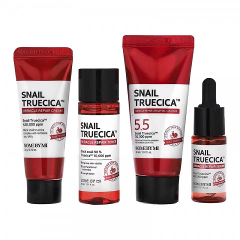 SomeByMi Snail Truecica Miracle Repair Starter Kit (30 ml, 30 ml, 10 ml, 20 ml)IVET.RO - Reduceri de până la -80%