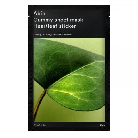 ABIB Gummy Sheet Mask Heartleaf Sticker 27 mlIVET.RO - Reduceri de până la -80%