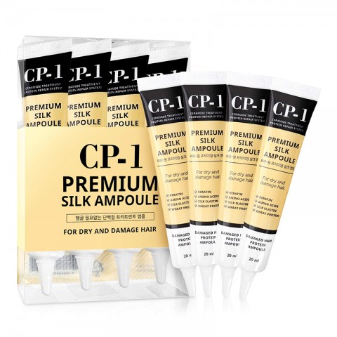 Esthetic House CP-1 SET Hair Serum SILK PROTEINS CP-1 Premium Silk Ampoule 20 ml*4 bucIVET.RO - Reduceri de până la -80%