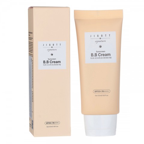 JIGOTT Signature Sunscreen B.B Cream SPF 50+ 50 mlIVET.RO - Reduceri de până la -80%