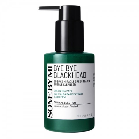 SomeByMi Bye Bye Blackhead 30 Days Miracle Green TeaTox Bubble Cleanser 120 gIVET.RO - Reduceri de până la -80%