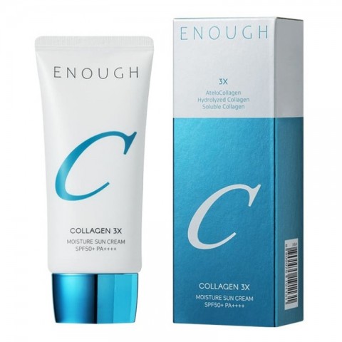 ENOUGH Collagen 3X Moisture Sun Cream SPF50+ 50 mlIVET.RO - Reduceri de până la -80%