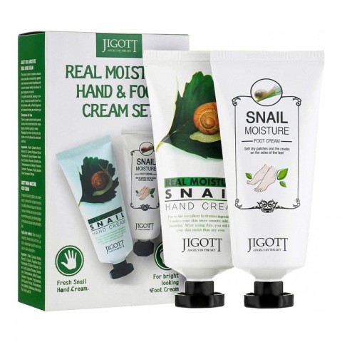 JIGOTT Real Moisture Hand & Foot Cream Set (100 ml+100 ml)IVET.RO - Reduceri de până la -80%